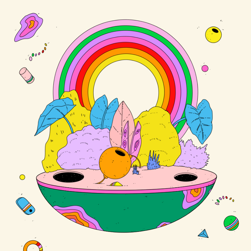 🌈🌴🪐 #199 static token preview