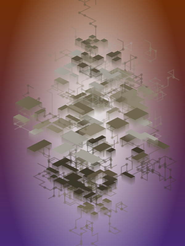 Floating Chained Platforms #68 static NFT preview