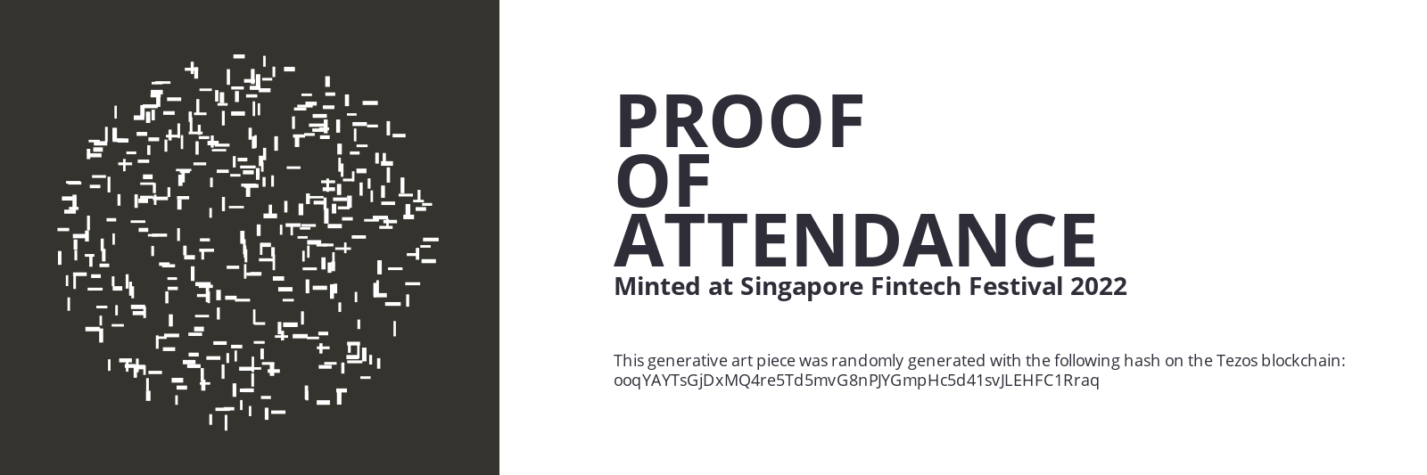 SFF2022 Proof of Attendance Token #2487 static token preview