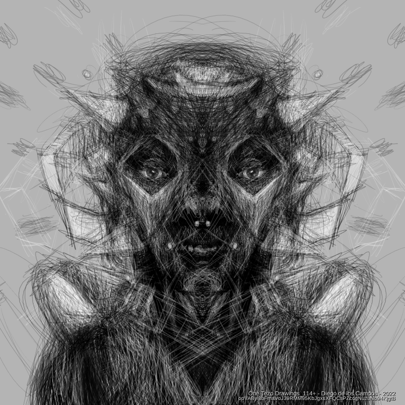 One Tezo Drawings_114+ #50 static token preview