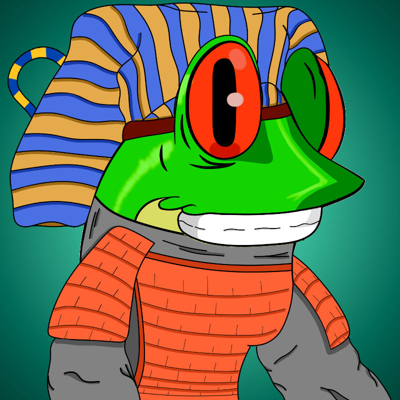 Annoying Frogs. Through the Time #35 static token preview