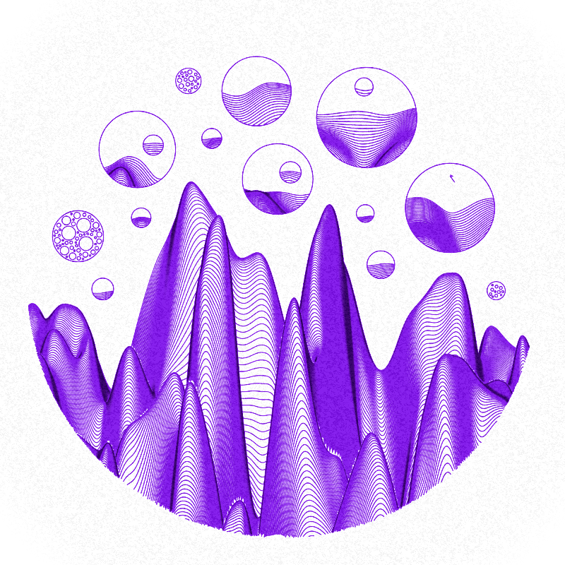 Plottable Mountain Moons #530 static NFT preview