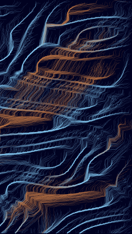 Algoscapes | Rock-face #492 static token preview