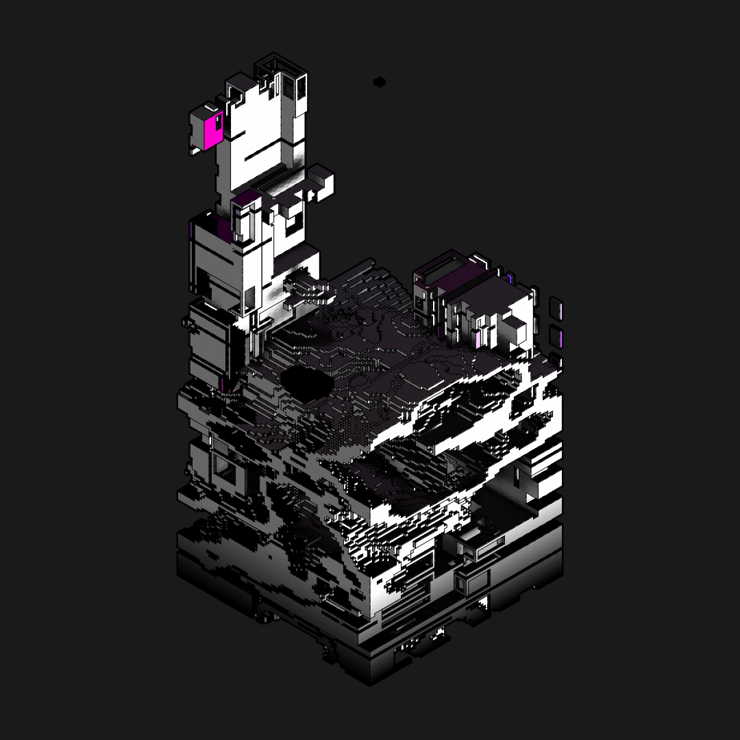Isofrag generator series II #185 static NFT preview