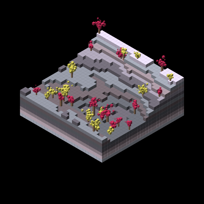 Pixel Topography #31 static NFT preview