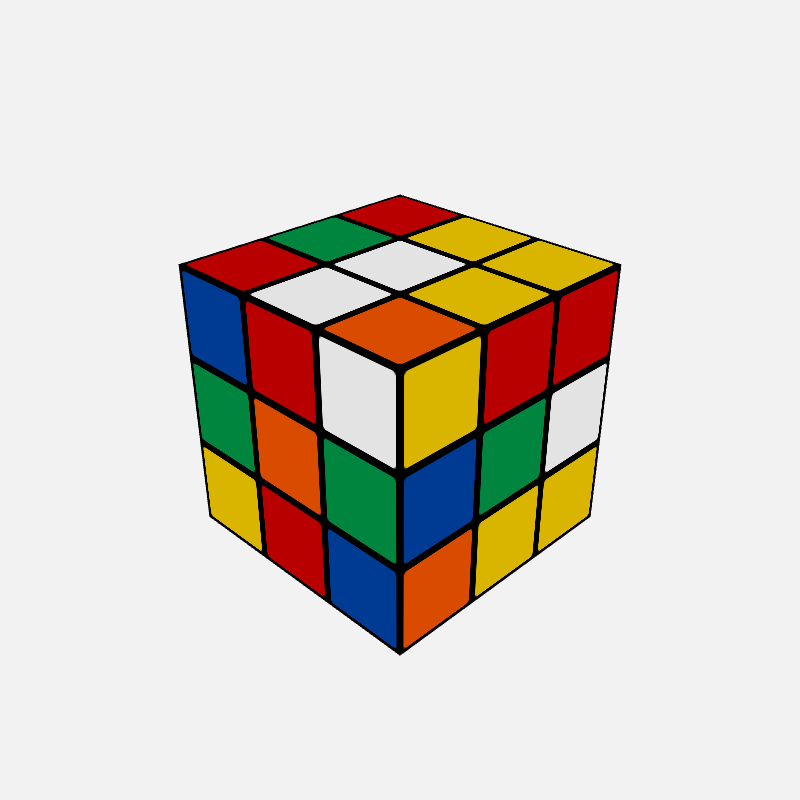 Rubik's Cube #36 static token preview