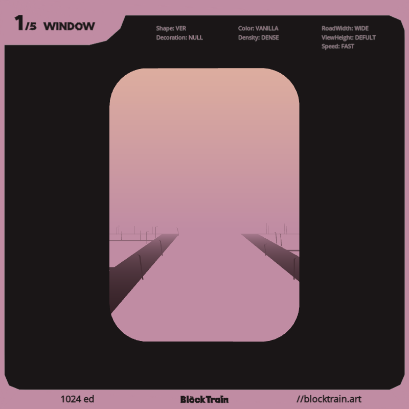 BlockTrain Window #316 static token preview