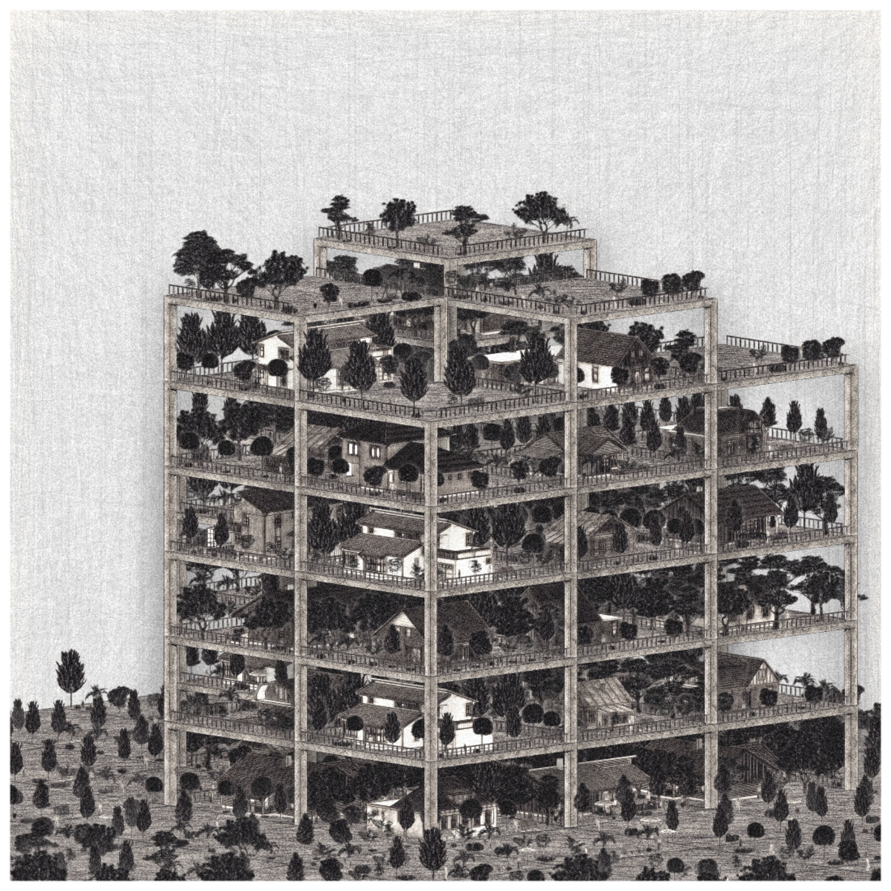 Highrise of Homes #91 static NFT preview