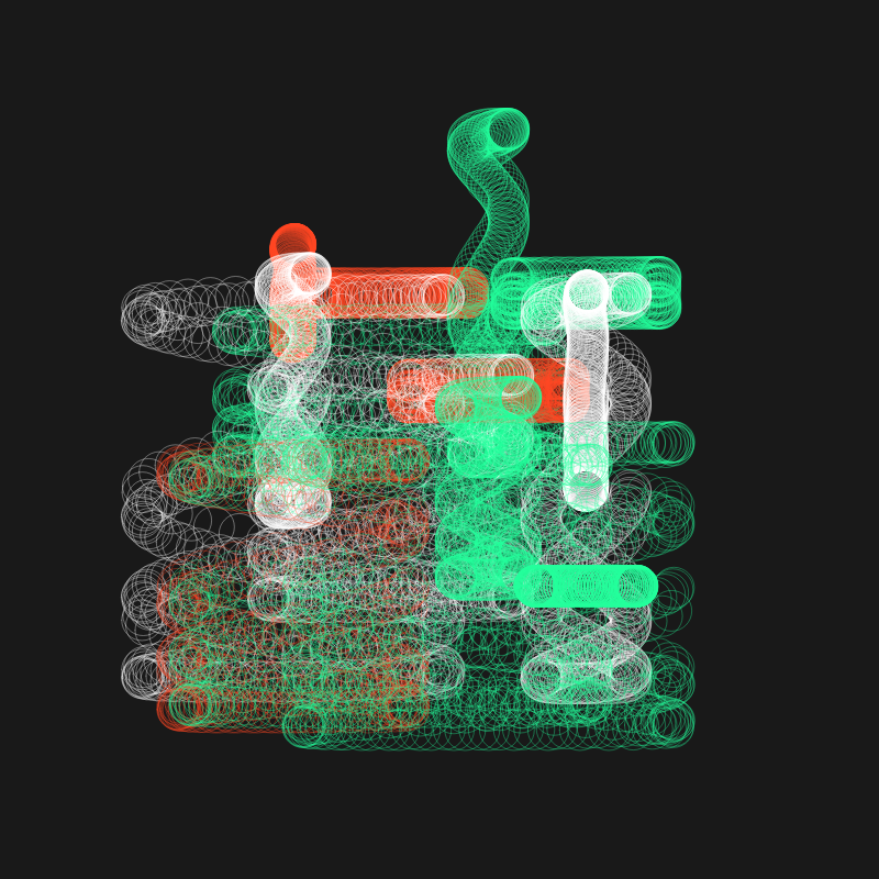 sinuosity #209 static NFT preview
