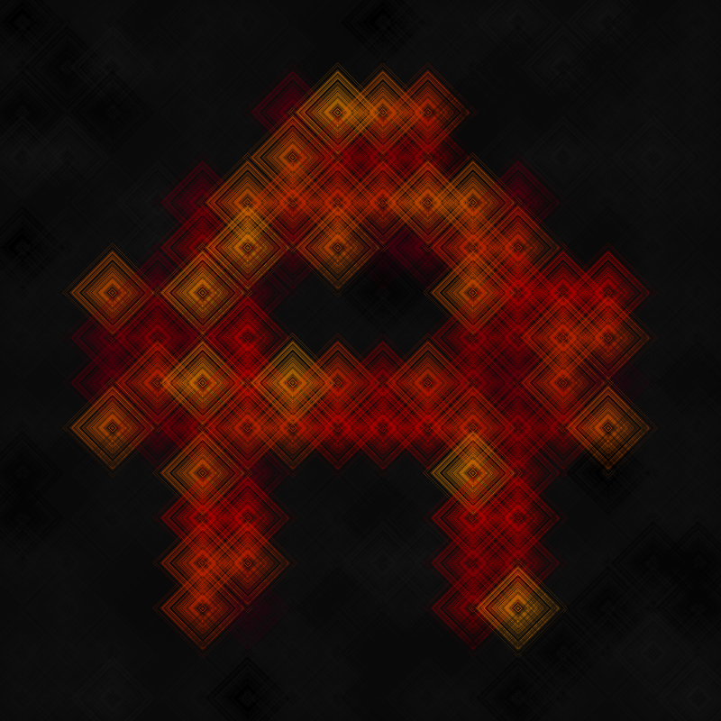 Not your average space invader #42 static NFT preview