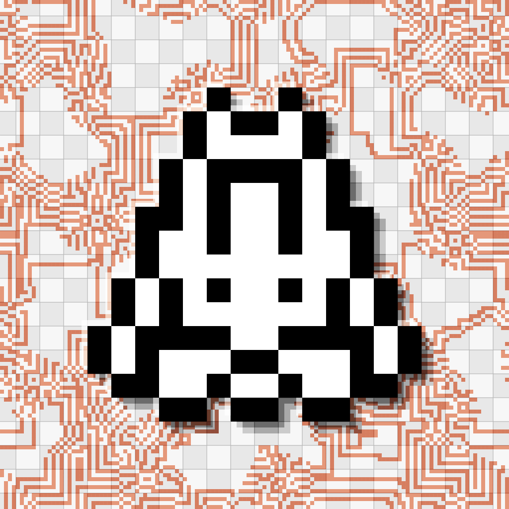 Pixel Spaceships Solos #213 static NFT preview