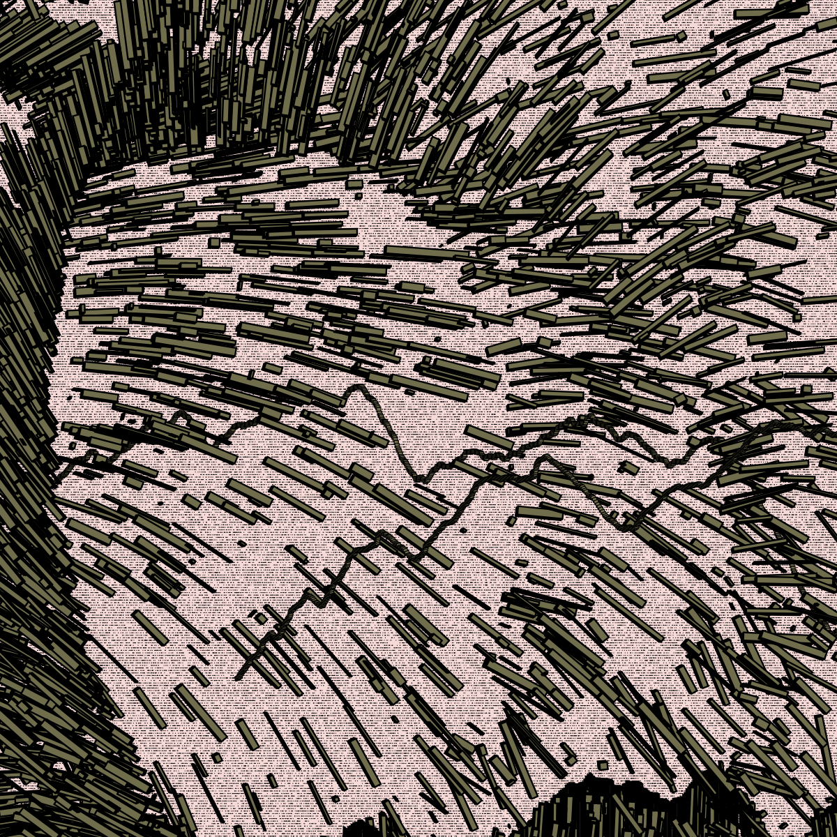 Walk with noise curve #291 static NFT preview