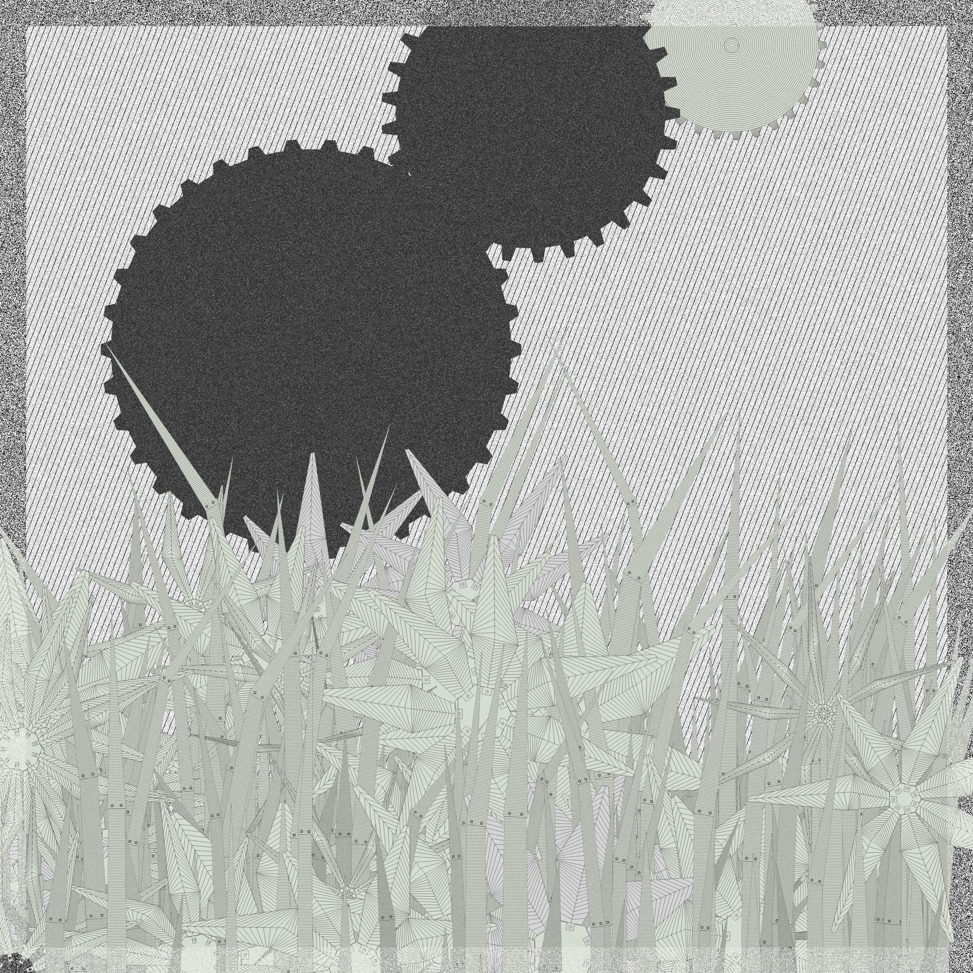 Mecha-Gardens #372 static NFT preview