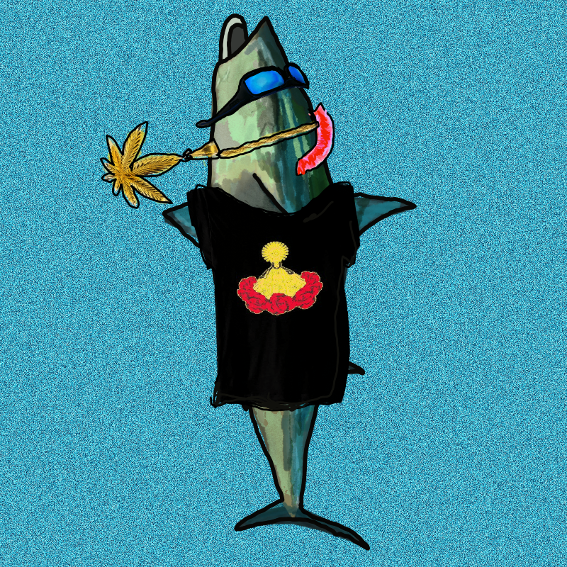 The Apathetic Crypto Fish Society #36 static NFT preview