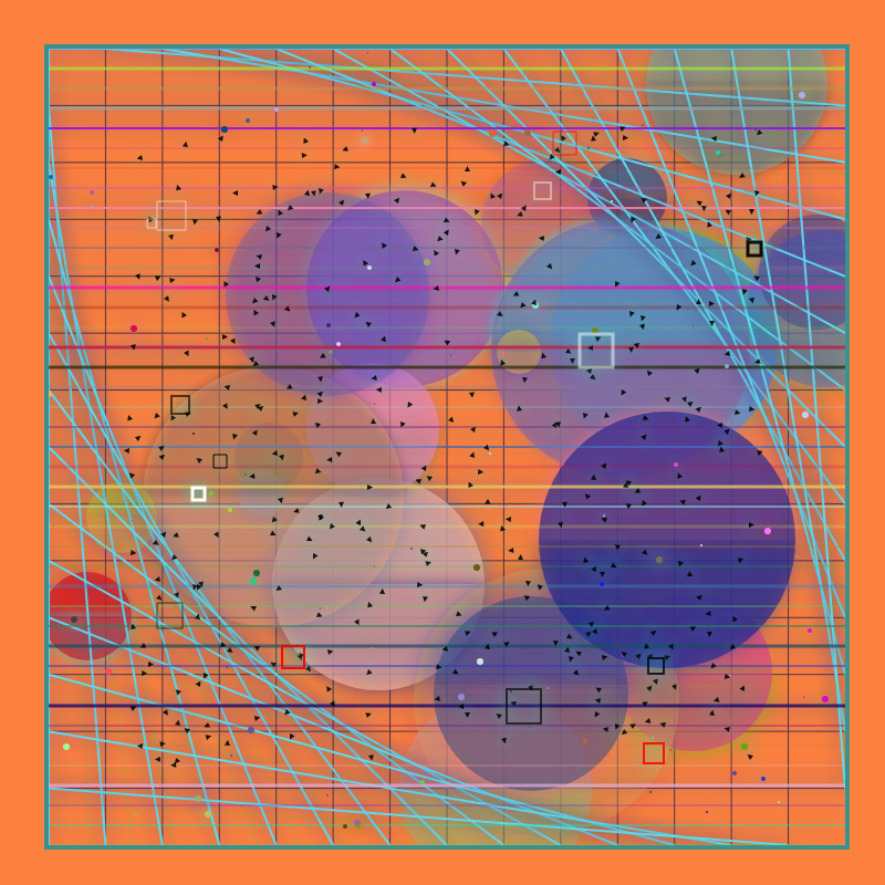 Deep Space Grid - AI Study III #104 static NFT preview