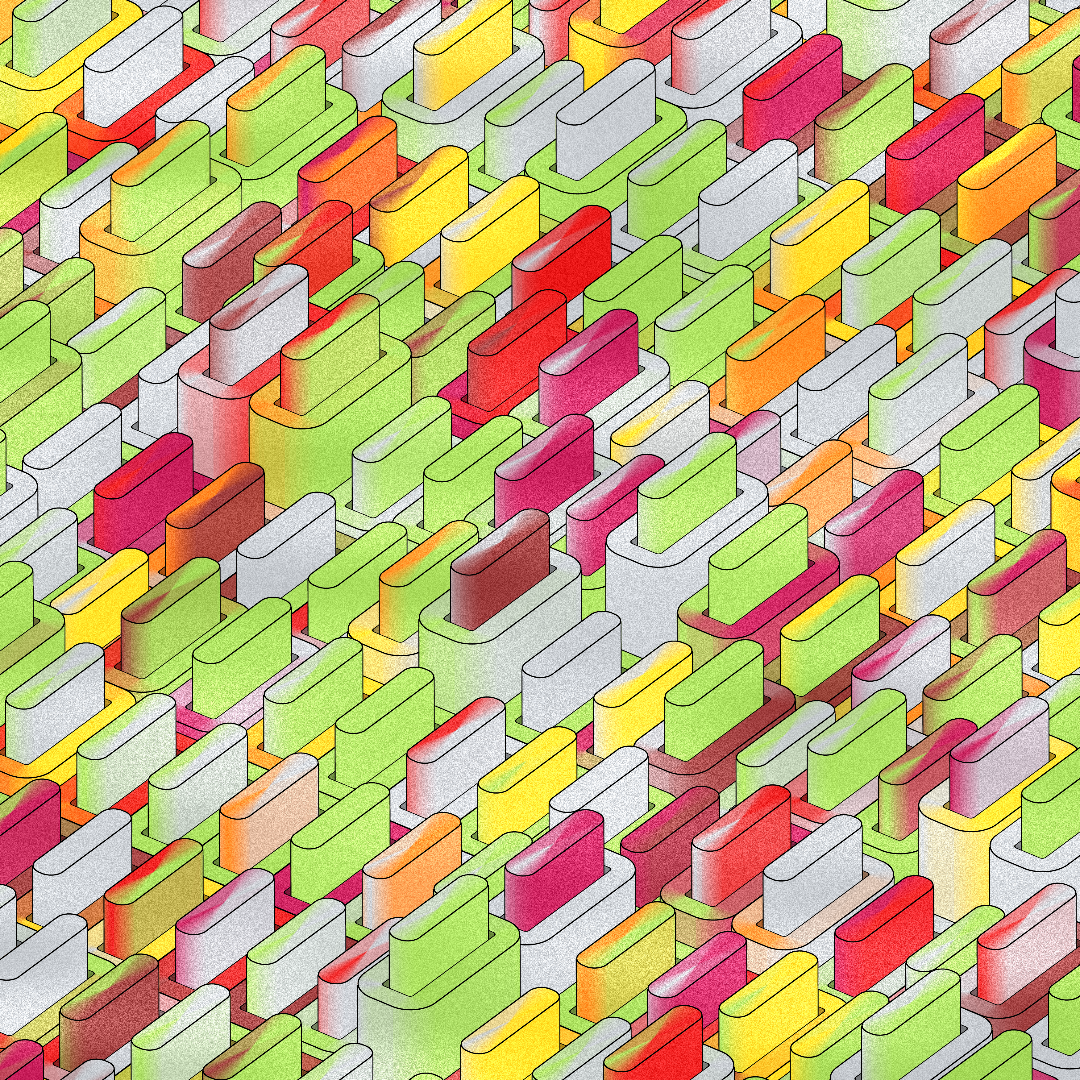 Cylinders #47 static NFT preview