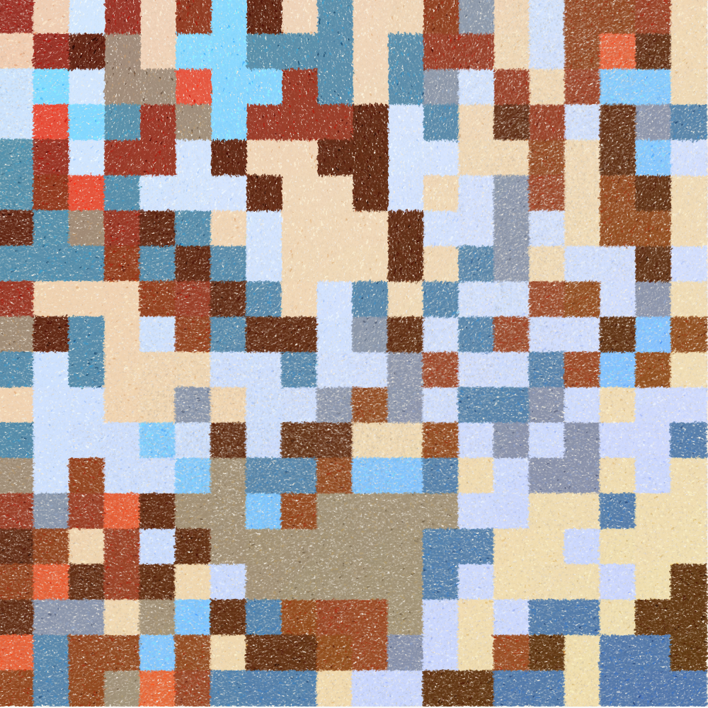 Hydrangea & Patchwork #14 static token preview