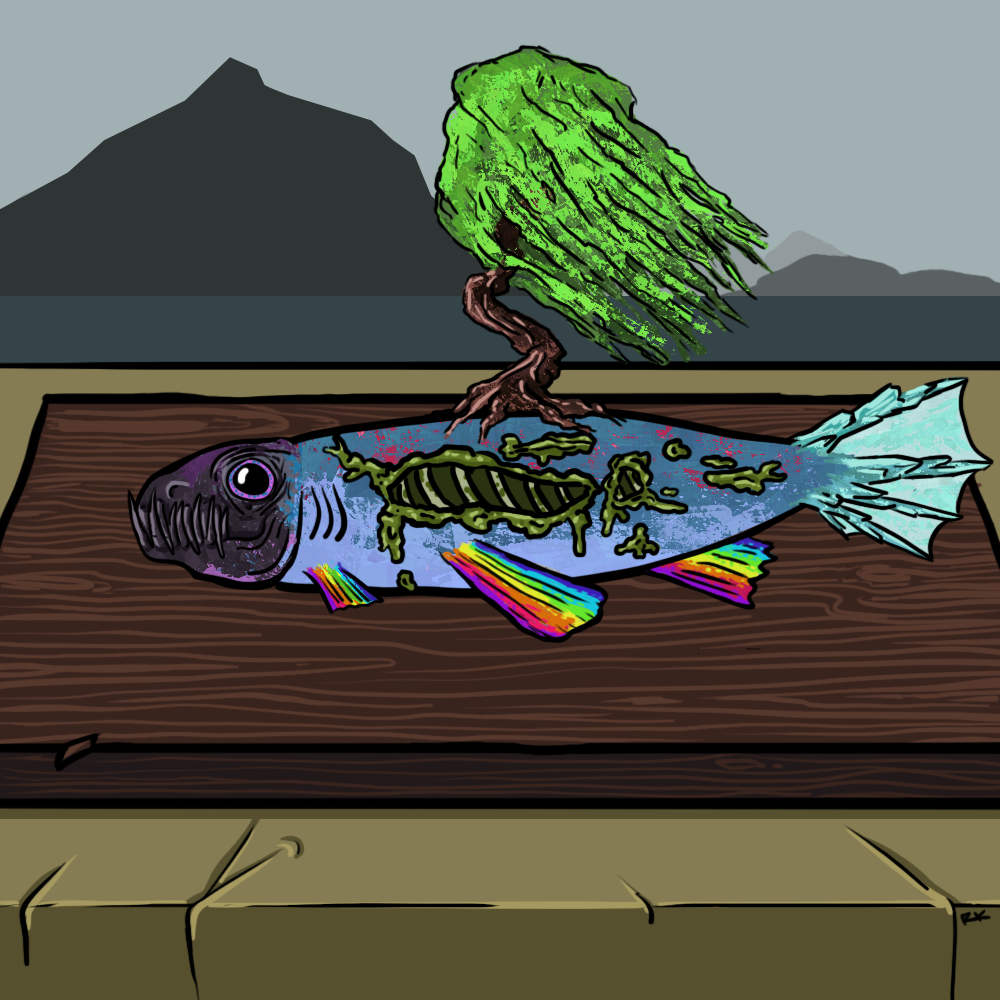 Monstrous Catch #99 static token preview