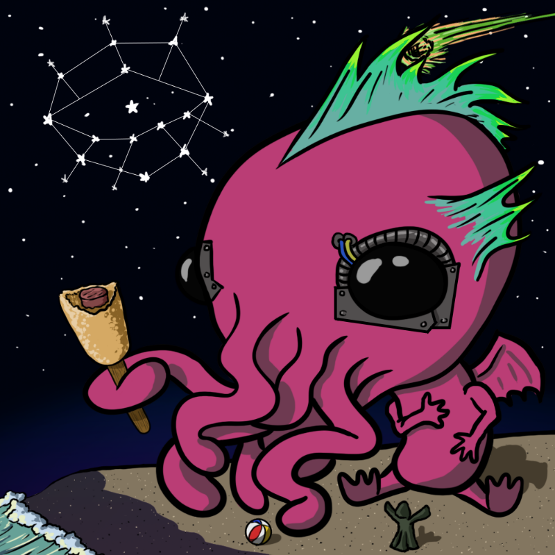 Chibi-thulhu #191 static NFT preview