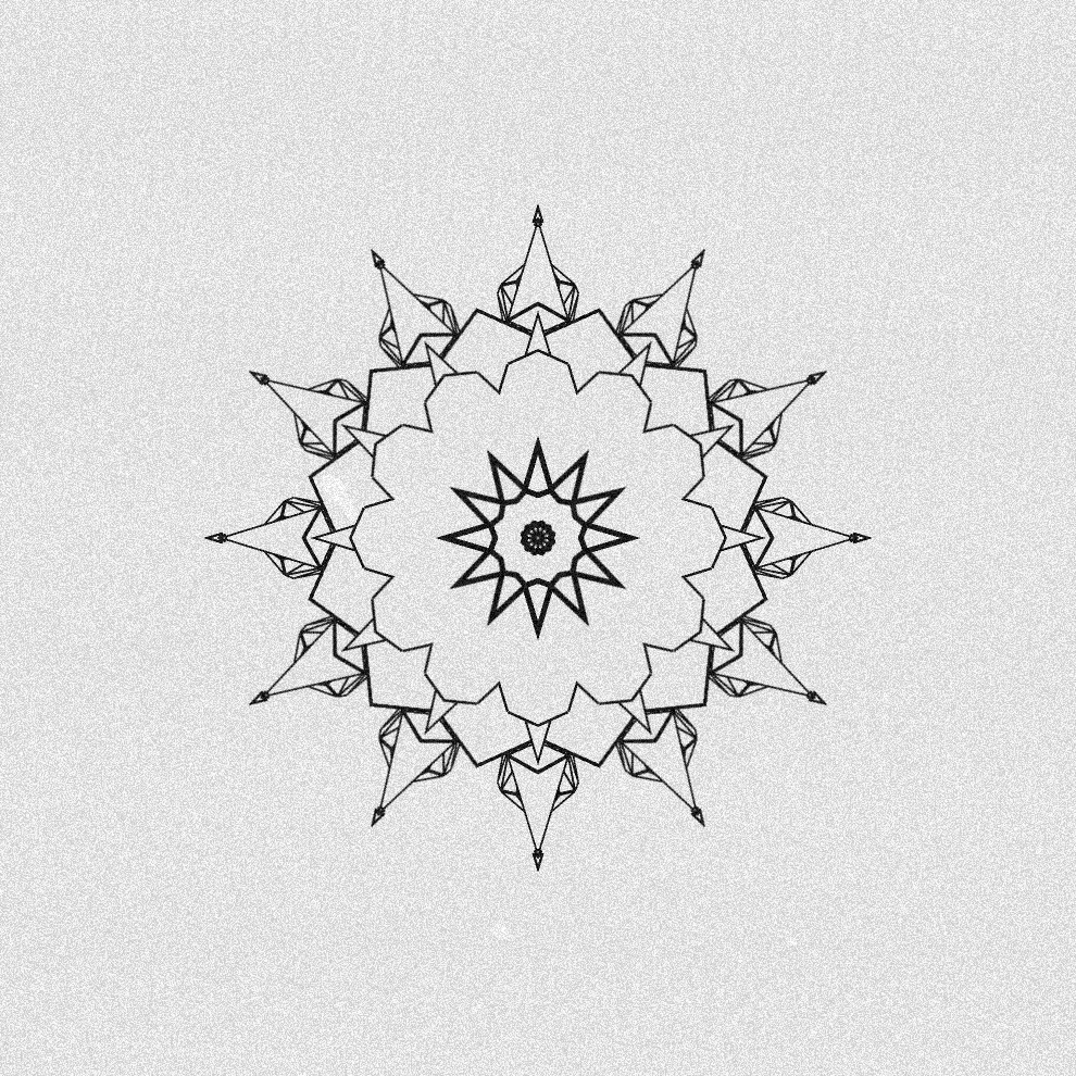 Monochrome Kaleido #146 static token preview