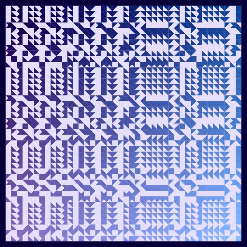 Half Square Triangles #24 static token preview