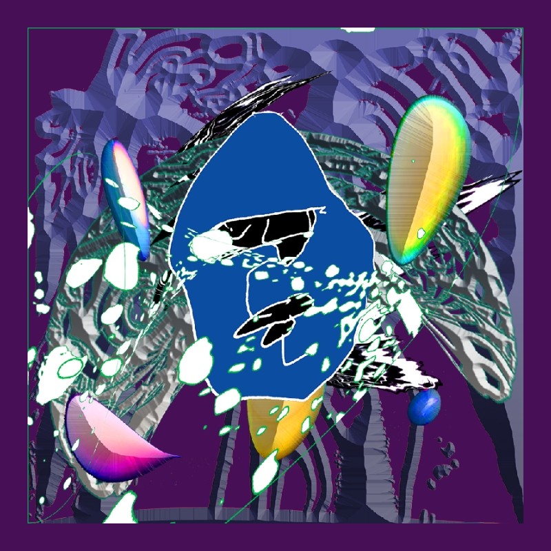 BLUE CHIP UNICORN GALAXY #10 static NFT preview