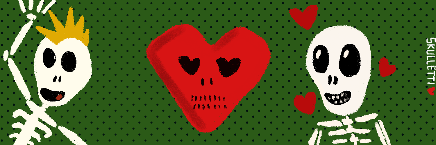 SKULLETTI TWITTER BANNER #420 static NFT preview