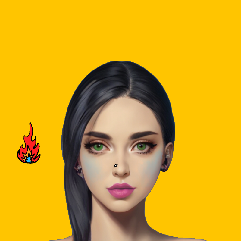 xtzbeauties #51 static NFT preview