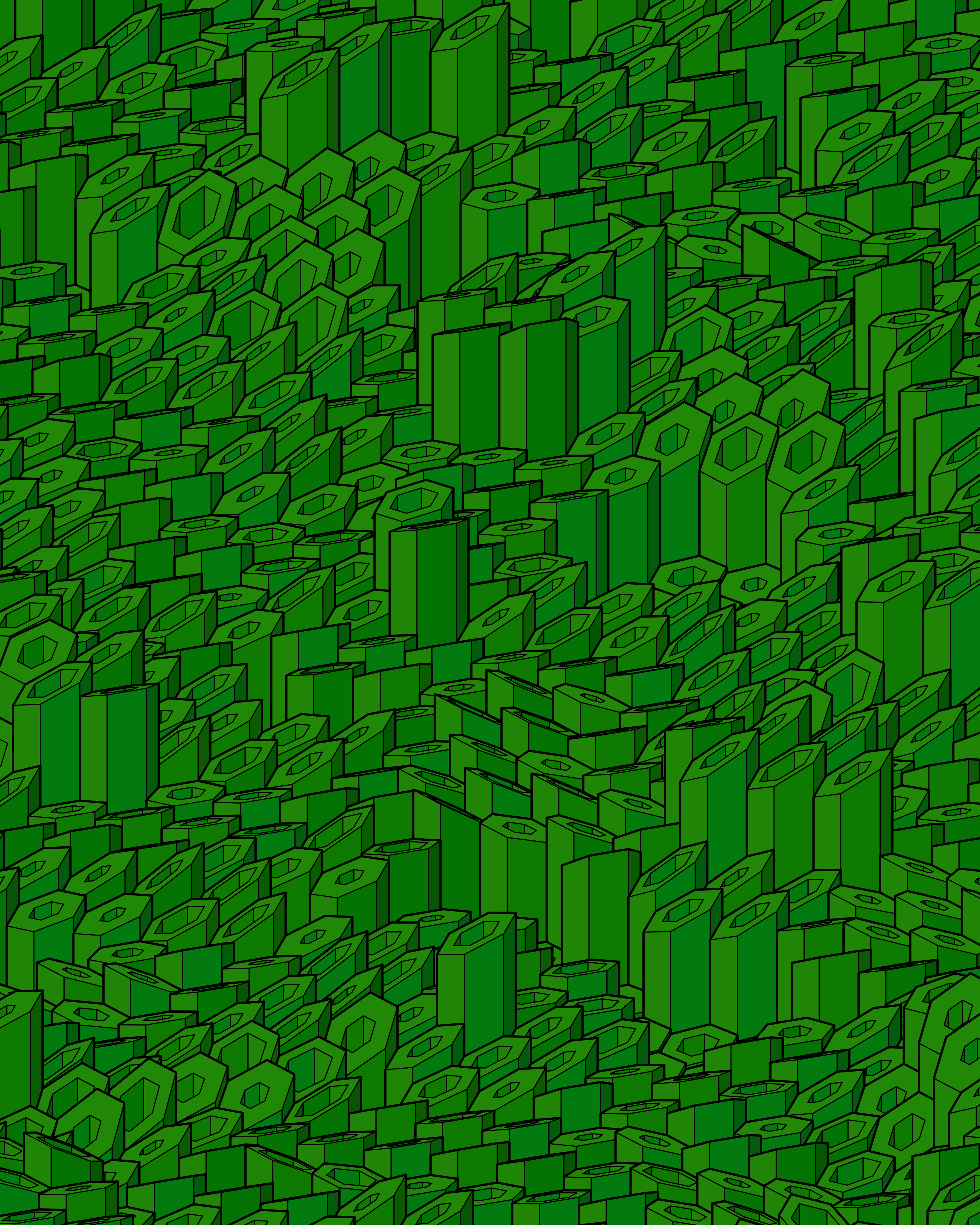 Hexagones Landscape #148 static NFT preview