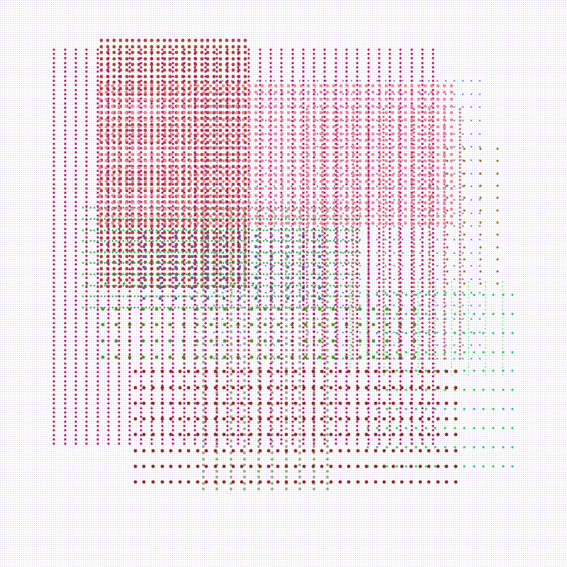 pointillist patchwork #10 static NFT preview