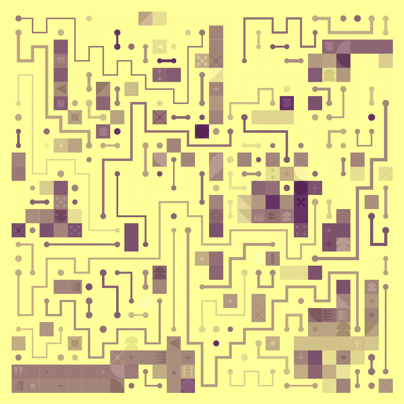 Scattered Pathways #317 static NFT preview