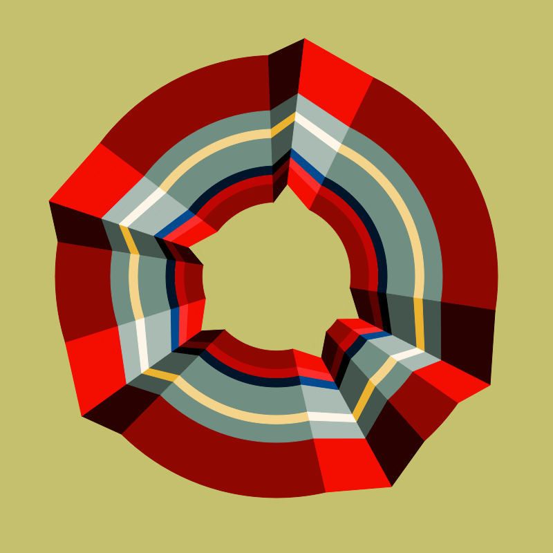 Folded Circle #83 static token preview
