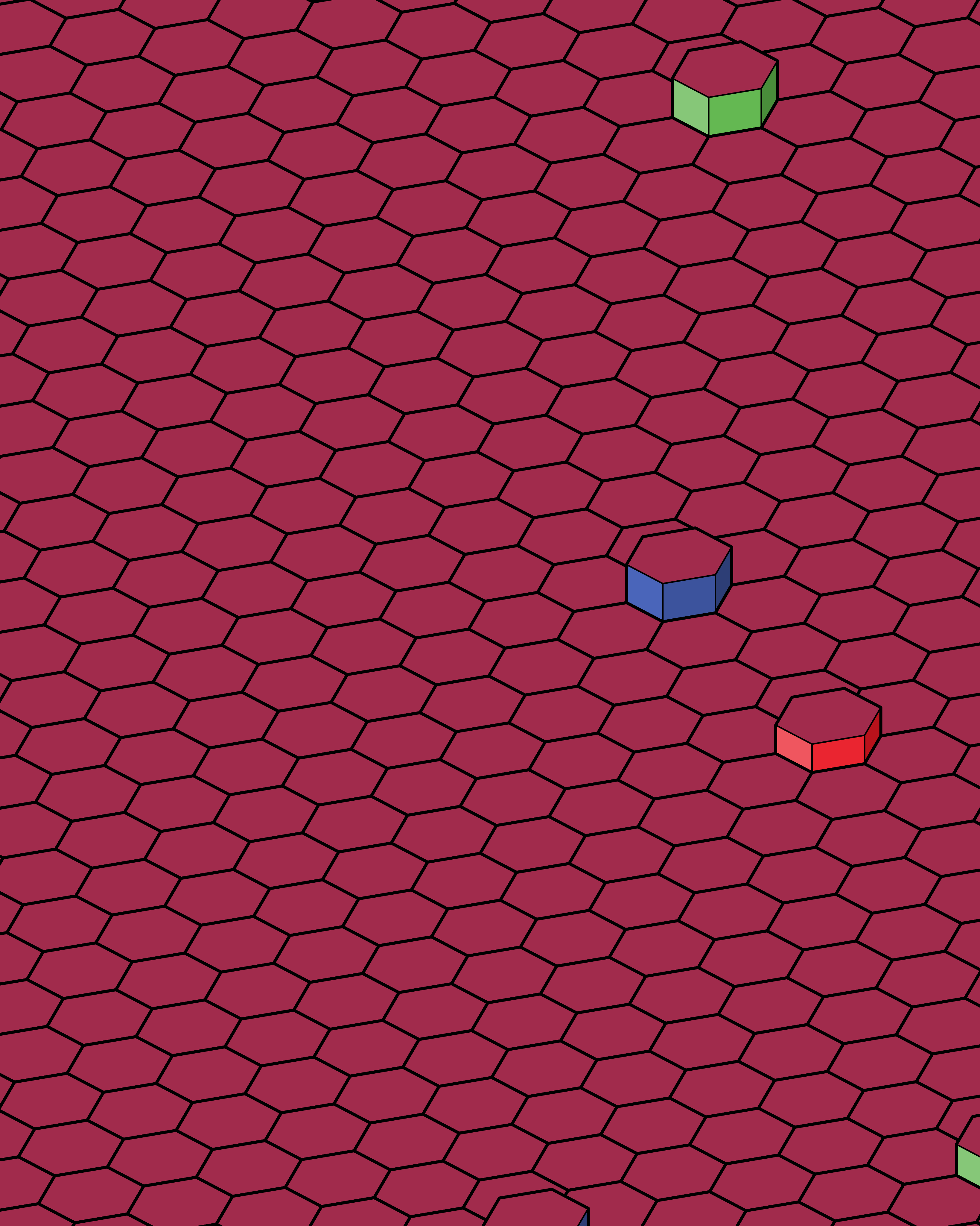 Hexagones Landscape #138 static token preview