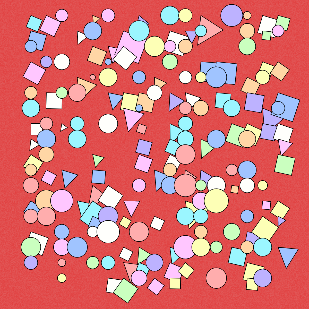 Geometric Mess #4 static token preview