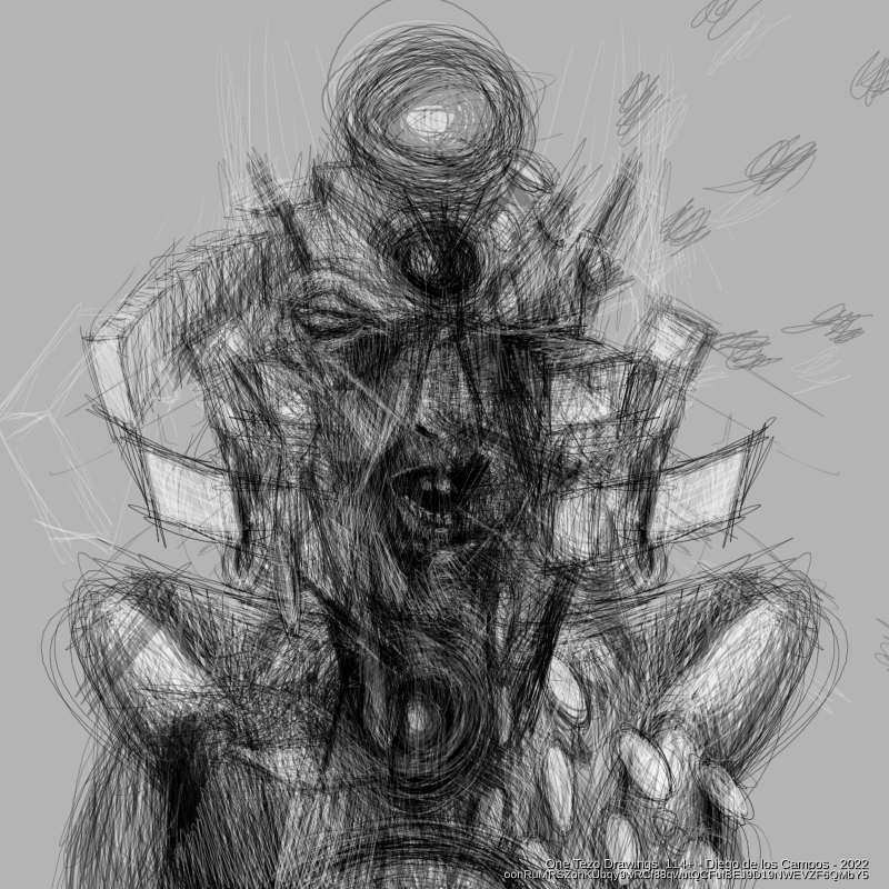 One Tezo Drawings_114+ #28 static token preview