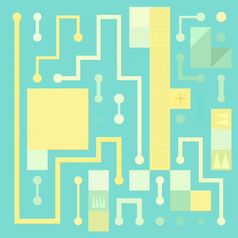 Scattered Pathways #383 static NFT preview