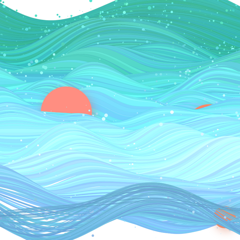 The Ocean Waves #1 static token preview