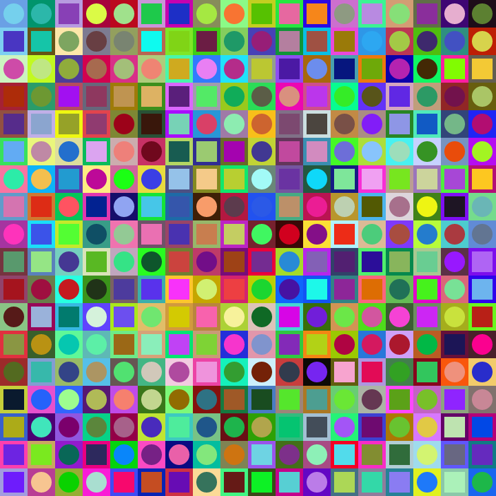 Square Dot Composition #368 static NFT preview