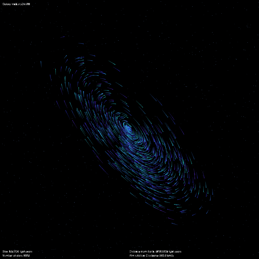 Spacelike #122 static NFT preview
