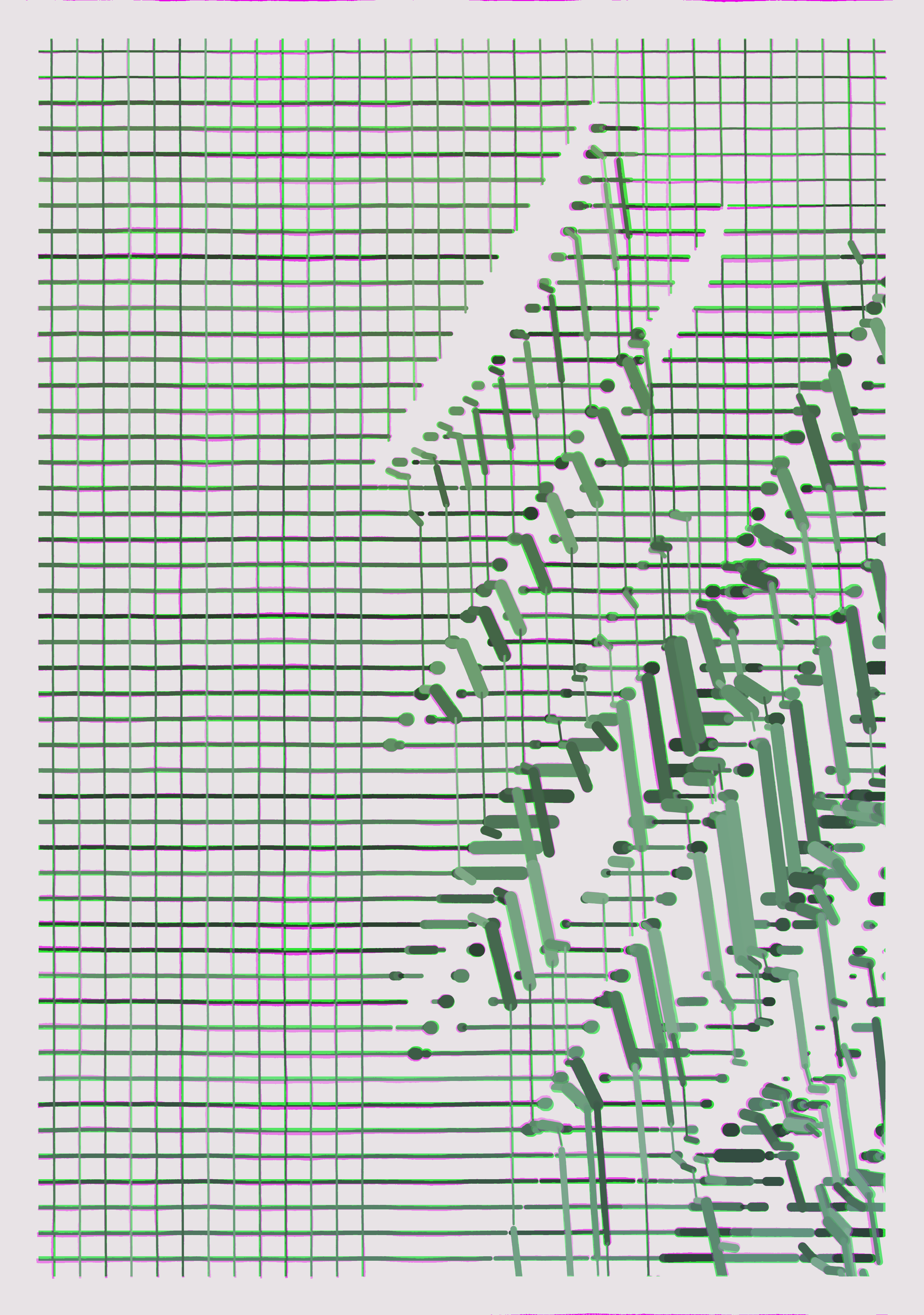 Thread Cascade #250 static NFT preview