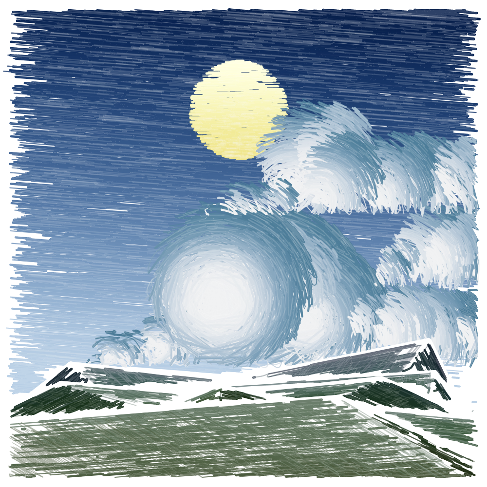 Mount Doodle #75 static NFT preview