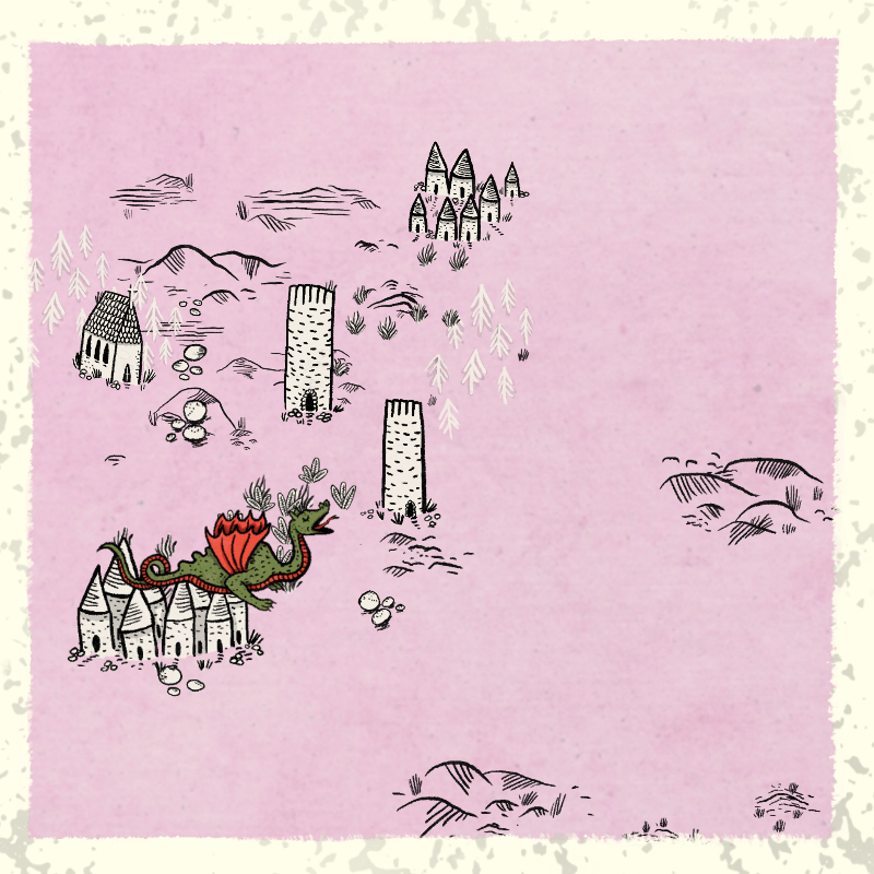 Medieval Village #100 static NFT preview