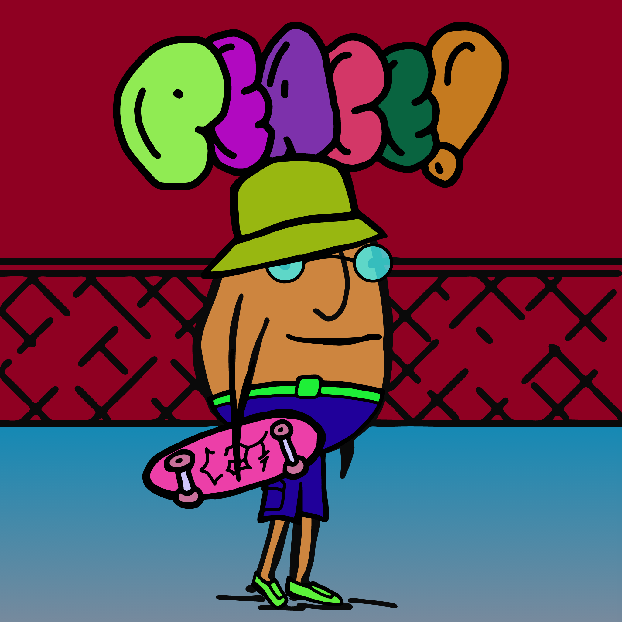 Skater Egg #30 static NFT preview
