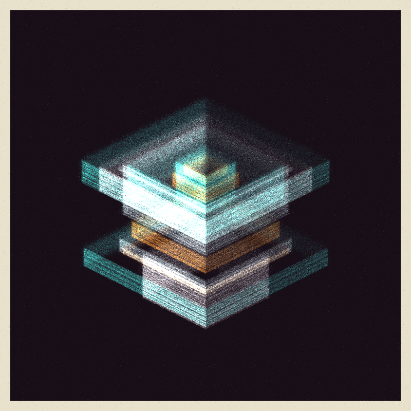 isometry II - watercolor #61 static NFT preview