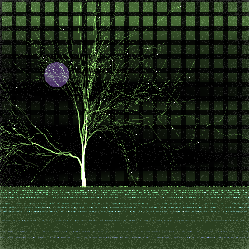 winter trees #71 static NFT preview