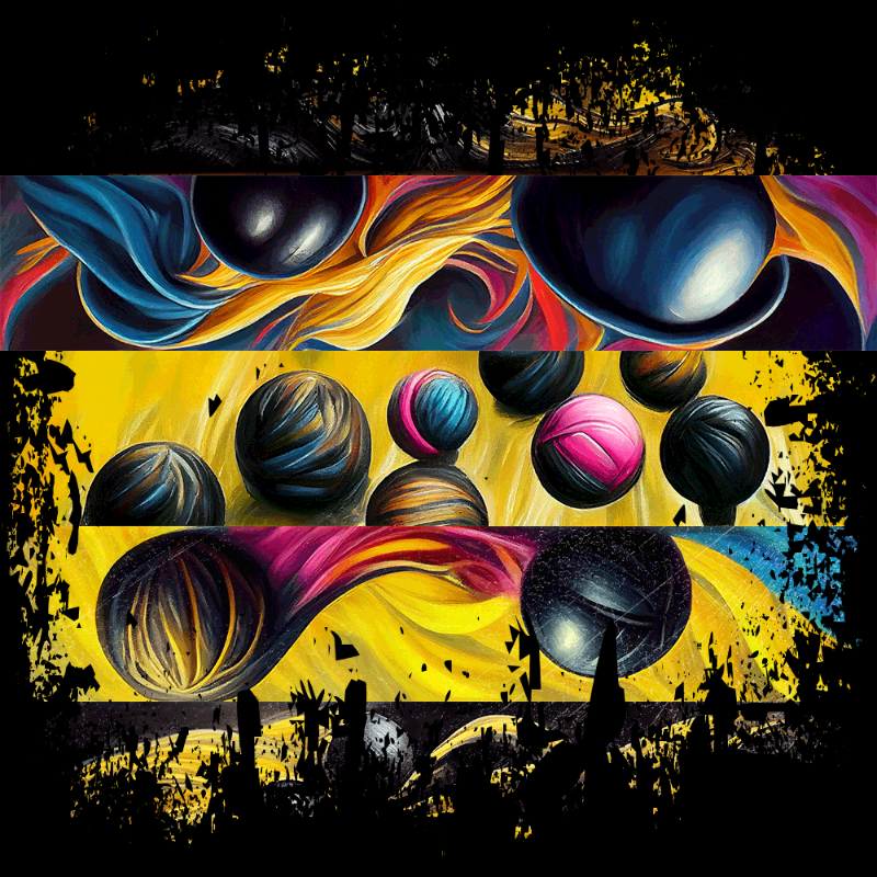 AI Abstract Balls #26 static token preview