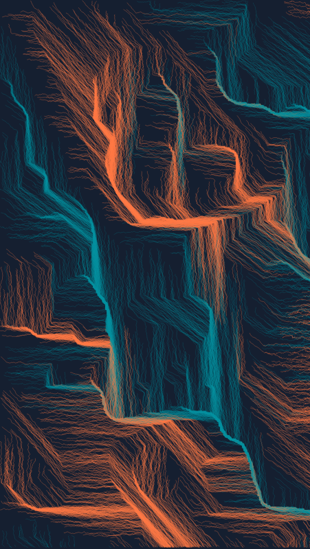 Algoscapes | Rock-face #562 static token preview