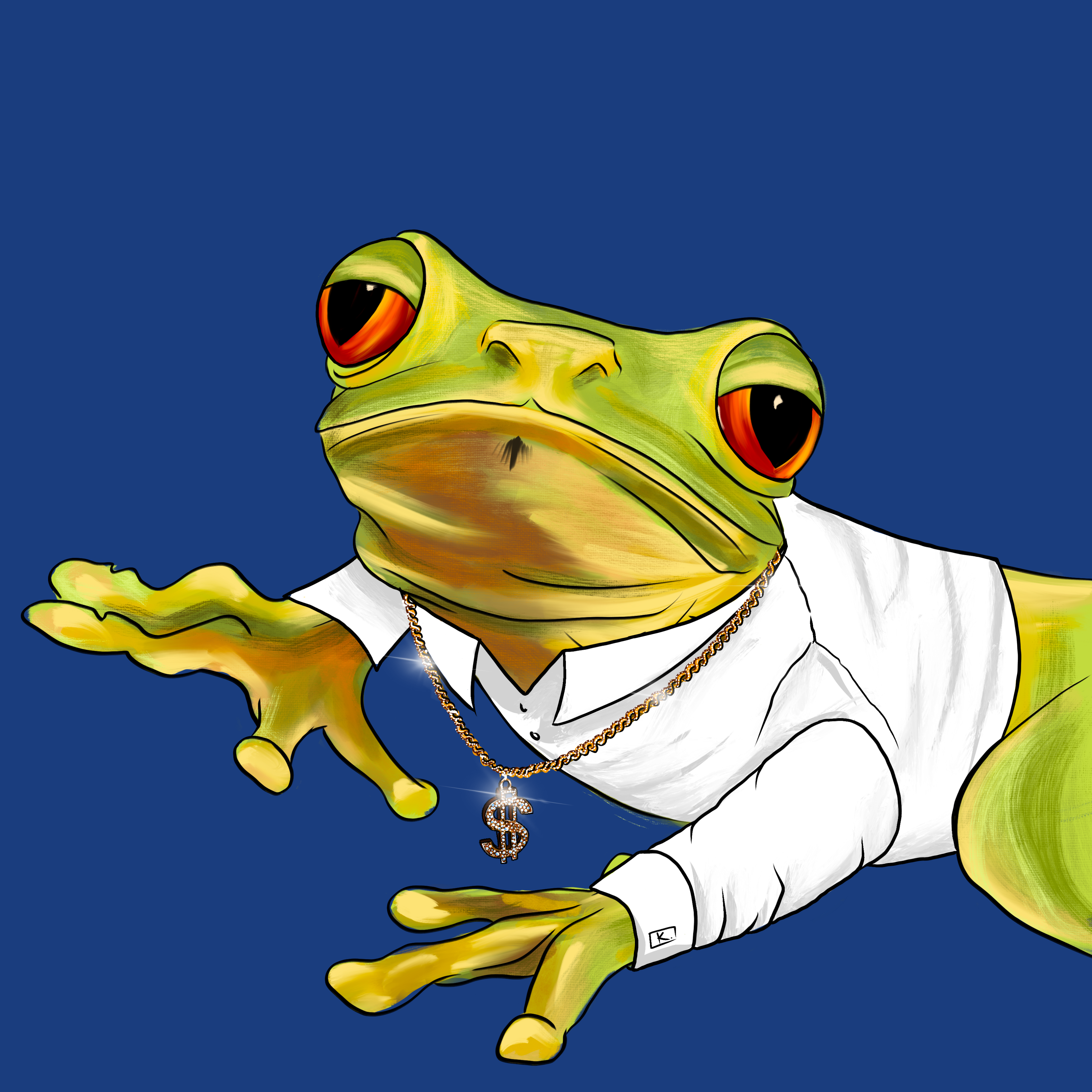 fxFrog #53 static NFT preview