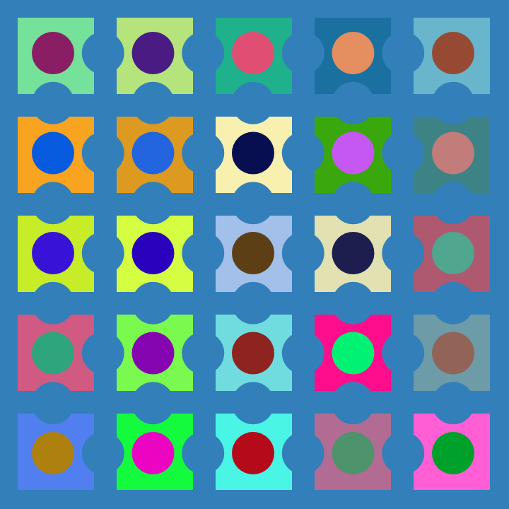 Complementary Dot Logic #131 static NFT preview
