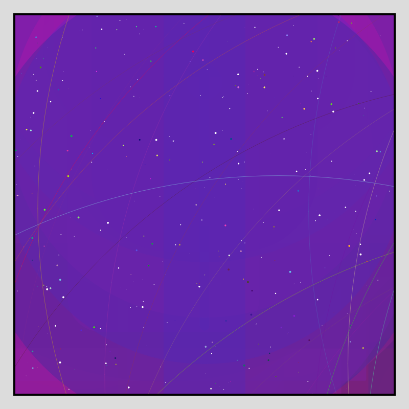 Color Field Starry B #39 static token preview